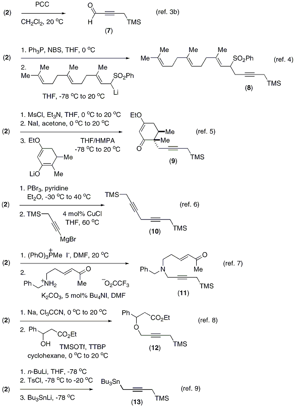 Figure 3. Functionalization of the alcohol of (2)