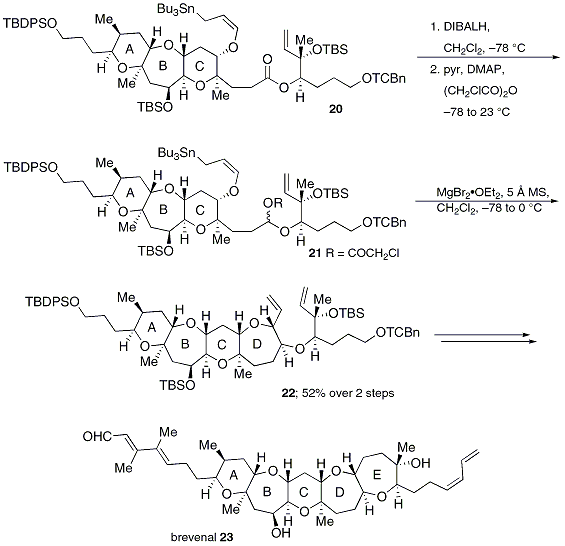 Scheme 2. Kadota's Total Synthesis of Brevenal.